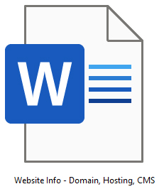 Microsoft Word document icon