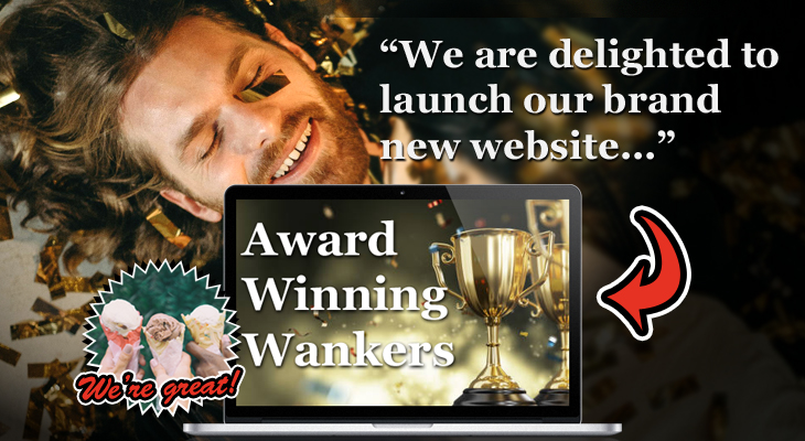 Image showing an obnoxious man looking pleased with his boring website